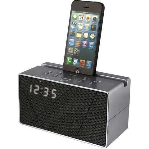 iLive ICB284S Wireless Bluetooth Speaker w-Clock
