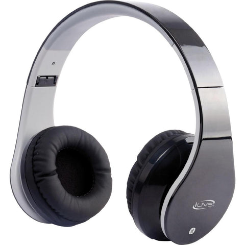 iLive IAHB64B Bluetooth Stereo Headphones w-Microphone - Black