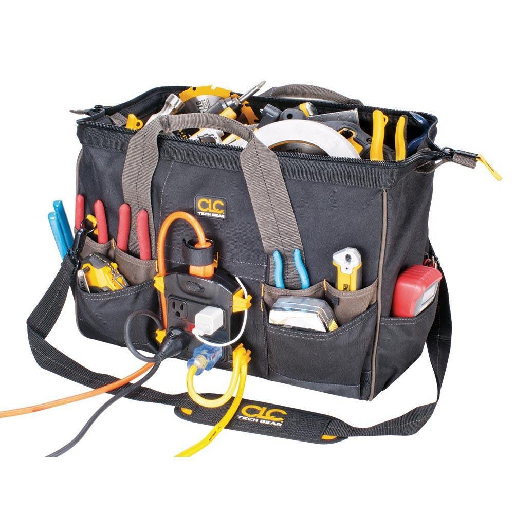 CLC Tech Gear Power Distribution Tool Bag - 18&quot;