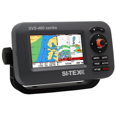 SI-TEX SVS-460CE Chartplotter - 4.3&quot; Color Screen w-External GPS & Navionics+ Flexible Coverage