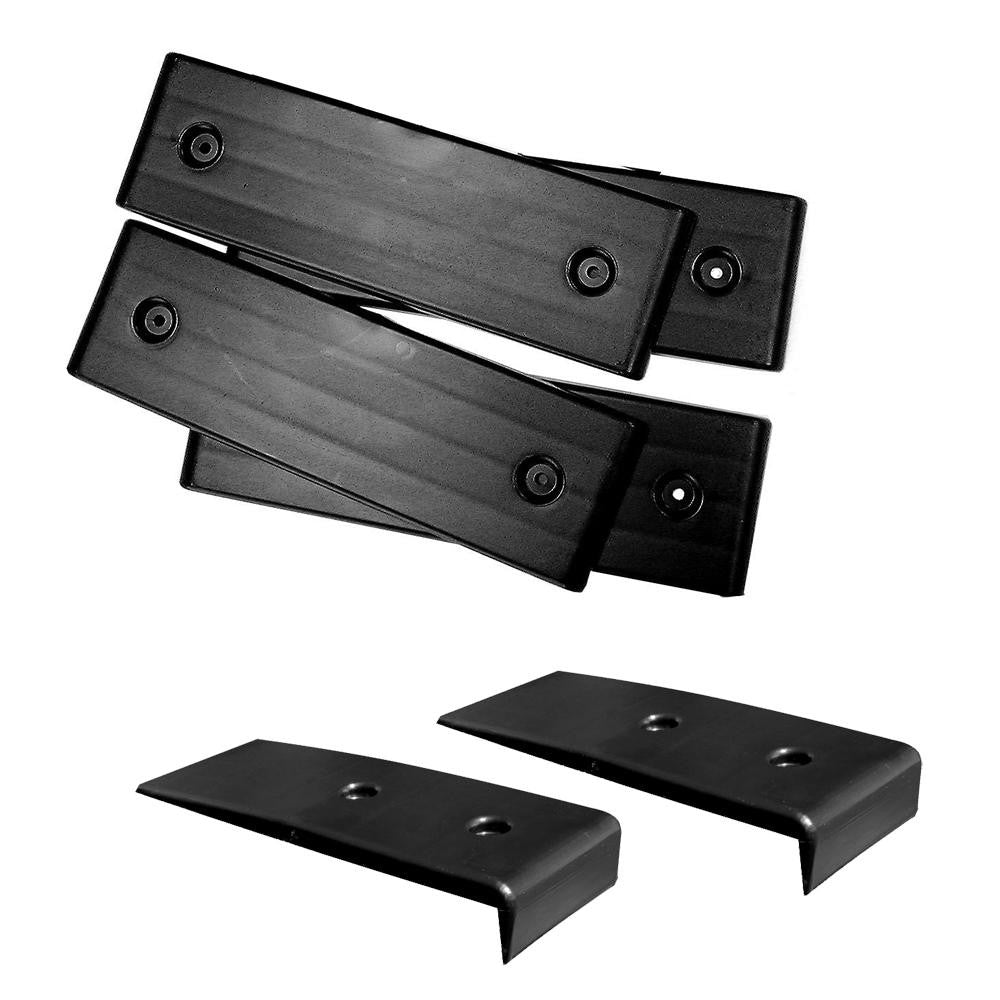 Ironwood Pacific Outdoors E-Z Slide Kit #2 - 4 Black Pads(3&quot;W x 10&quot;L) w-2 BunkEnders