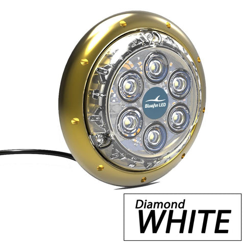 Bluefin LED Barracuda B12 Surface Mount Underwater Light - 4500 Lumens - Diamond White