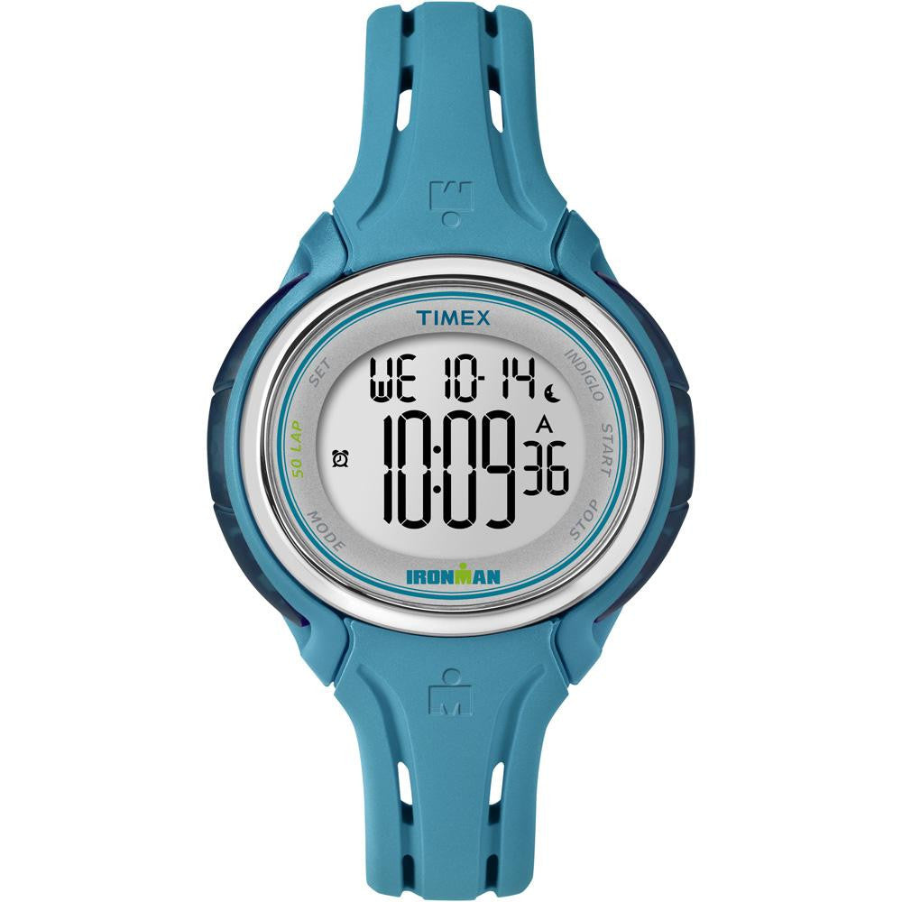 Timex Ironman Sleek 50-Lap Mid-Size Watch - Turquoise