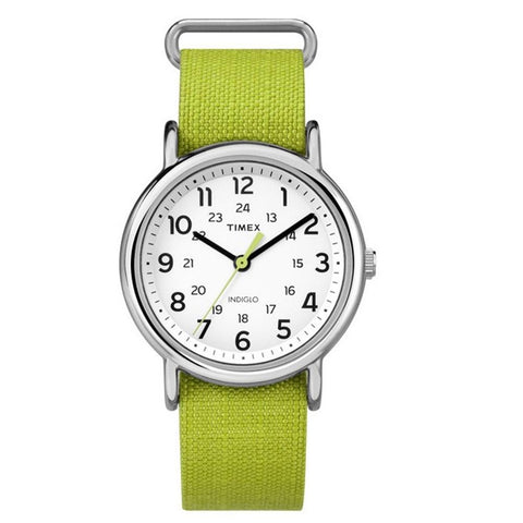 Timex Weekender Rip-Stop Watch - Cordura Lime