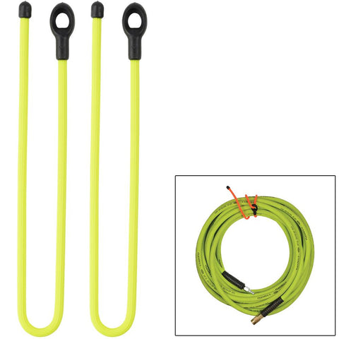 Nite Ize Gear Tie 24&quot; Loopable Twist Tie - Neon Yellow 2 Pack