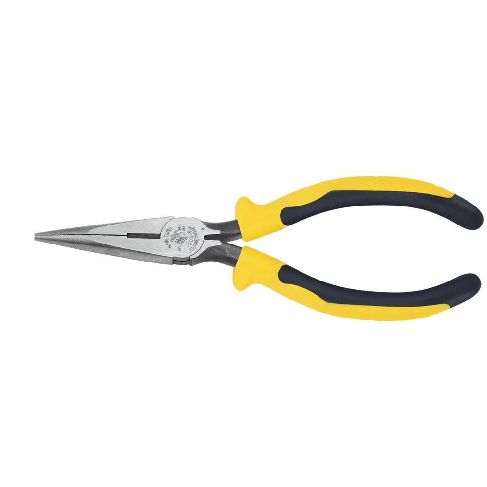 Klein Tools 7&quot; (178 mm) Journeyman Standard Long-Nose Pliers - Side-Cutting