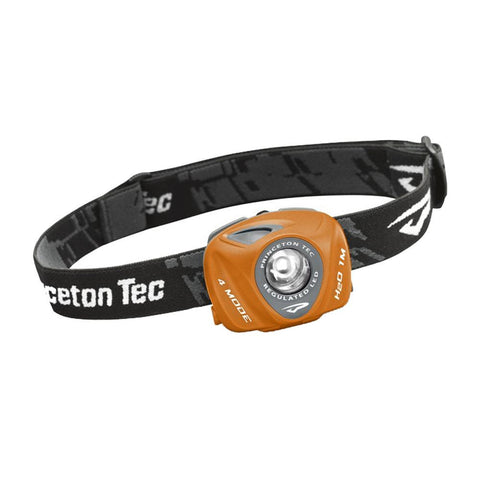 Princeton Tec EOS - 105 Lumen Headlamp - Orange-Grey