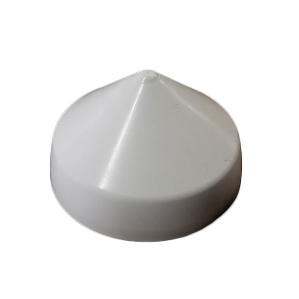 Monarch White Cone Piling Cap - 7&quot;