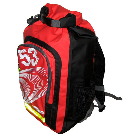 Ronstan 26L Roll-Top Dry BackPack - Black-Red