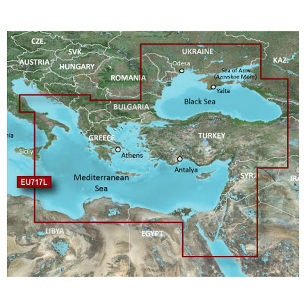 Garmin BlueChart&reg; g2 HD - HXEU717L - East Mediterranean & Black Sea - microSD&trade;-SD&trade;