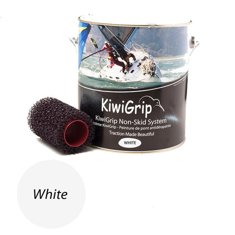 KiwiGrip 4 Liter Can - White & 4&quot; Roller