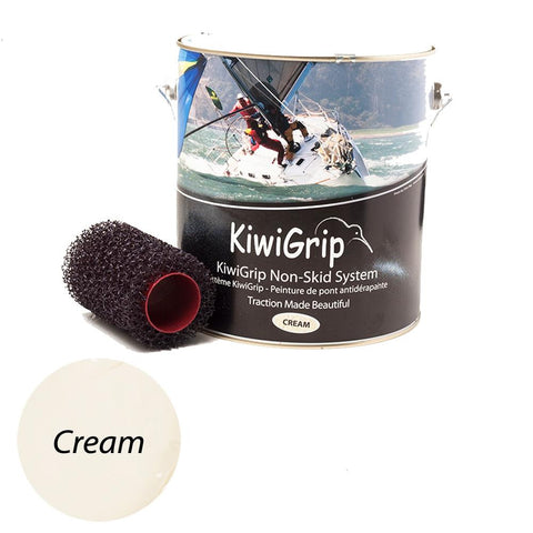 KiwiGrip 4 Liter Can - Cream & 4&quot; Roller