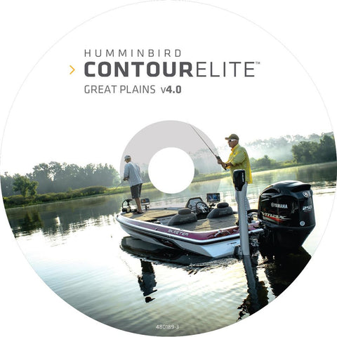 Humminbird Contour Elite - DVD PC Software - Great Plains - Version 4