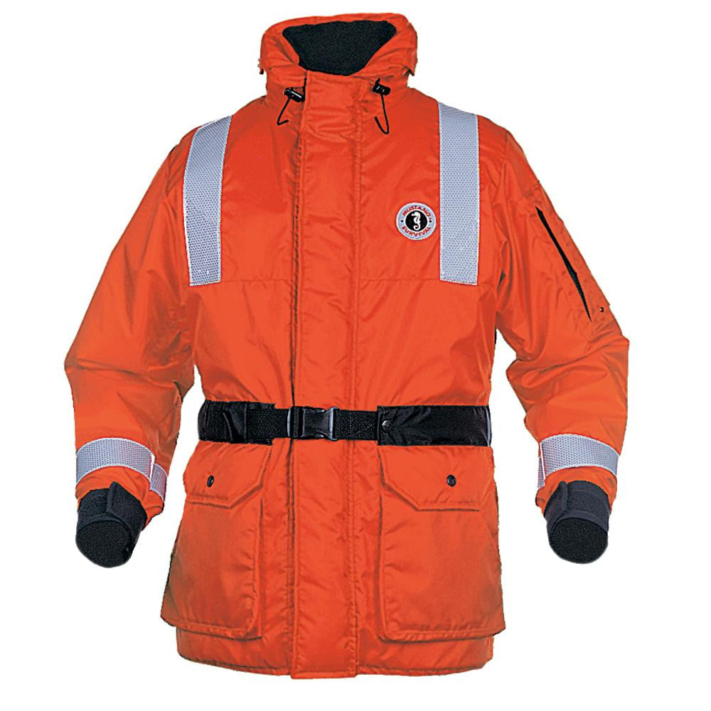 Mustang ThermoSystem Plus Coat - MED - Orange-Black