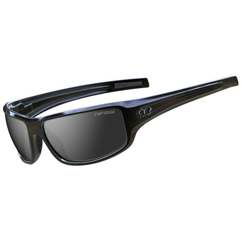 Tifosi Bronx Smoke Lens Sunglasses - Gloss Black