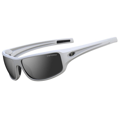 Tifosi Bronx Smoke Lens Sunglasses - Matte White