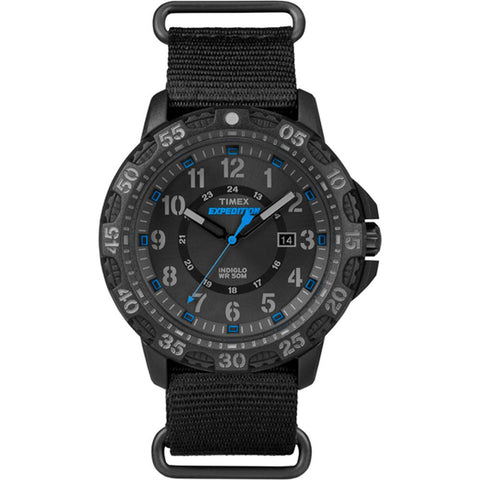 Timex Expedition Rugged Resin Slip-Thru Watch - Black-Black