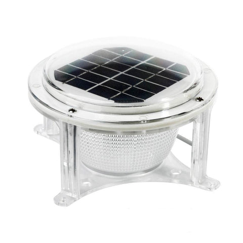 Dock Edge Piling Solar Dome Light