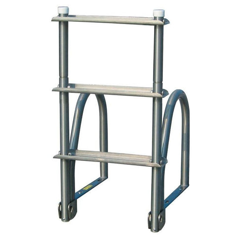 Dock Edge Aluminum 3-Step Eco Flip-Up Dock Ladder - Weld Free