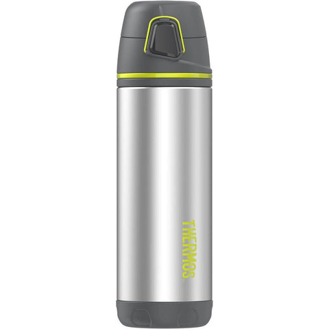 Thermos Element5&reg; Stainless Steel, Insulated Double Wall Backpack Bottle - Charcoal w-Lime - 16 oz.