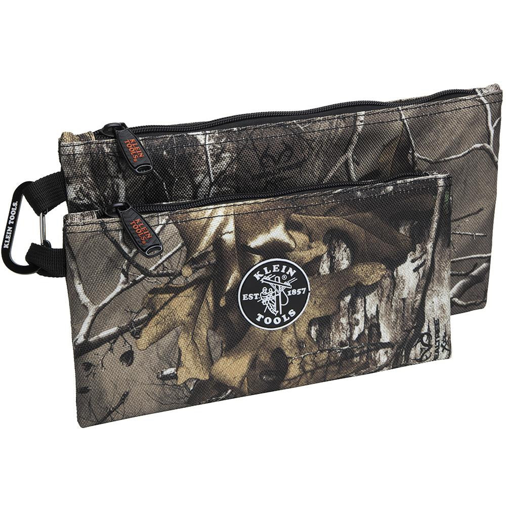 Klein Tools Zipper Bags - Camo - 2-Pack