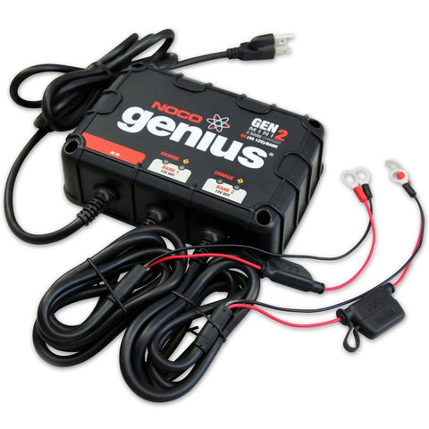 NOCO Genius GEN Mini 2 8A Onboard Battery Charger - 2 Bank