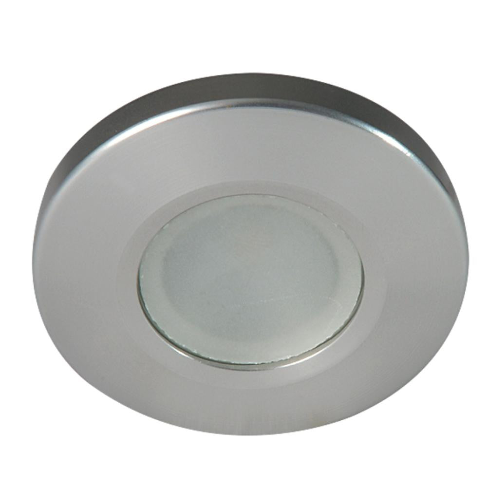 Lumitec Orbit Spetrum Flush Mount Down Light - Brushed Housing - White Dimming & Red-Blue Non-Dimming