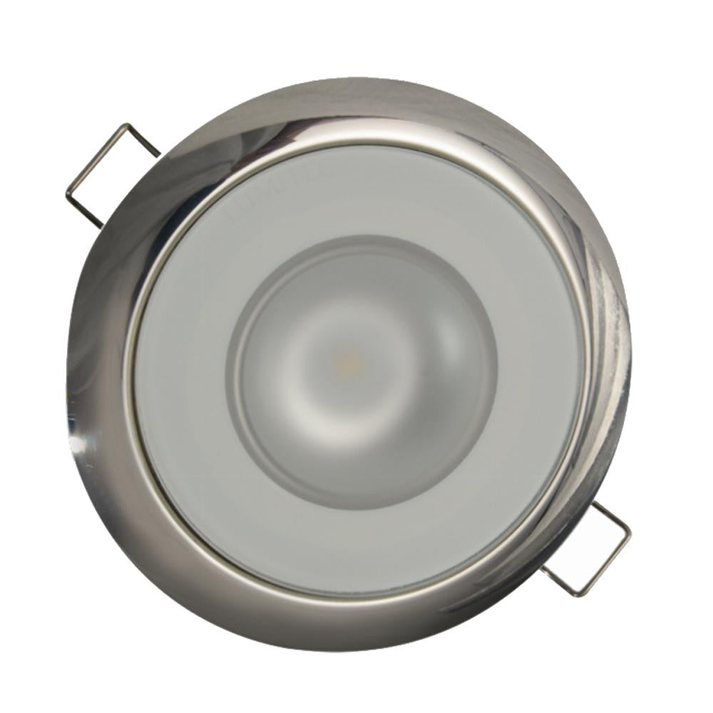 Lumitec Mirage Flush Mount Down Light Spectrum RGBW - Polished Bezel