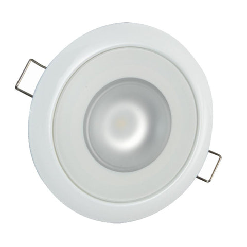 Lumitec Mirage Flush Mount Down Light Spectrum RGBW - White Housing