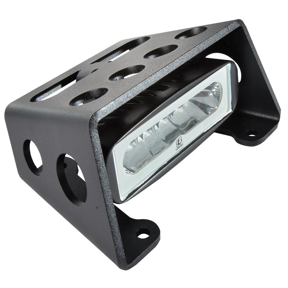 Lumitec Diesel - Extreme Duty LED Flood Light - Black Finish -White, Non-Dimming