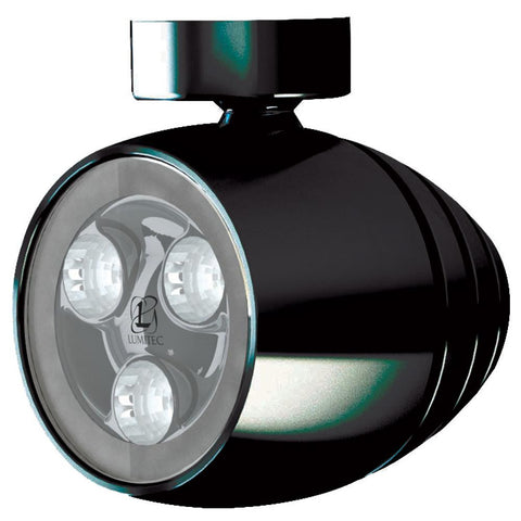 Lumitec Octane - LED Tower-Spreader Light - Black Housing - White Non-Dimming