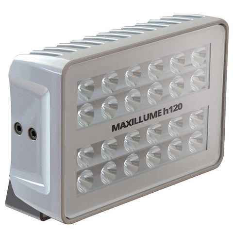 Lumitec Maxillumeh120 - Trunnion Mount Flood Light - White Housing - White Dimming