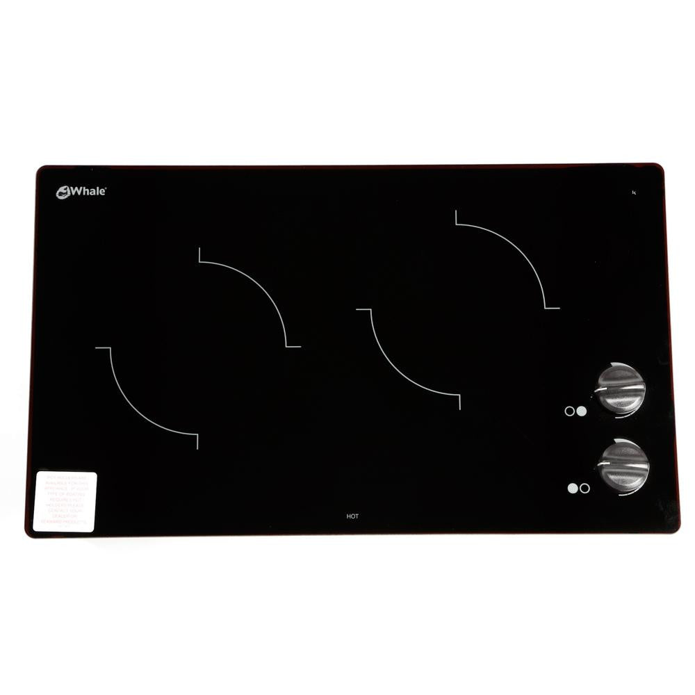 Whale Seaward Princess 2 Burner Cooktop - 240V - Pencil Edge