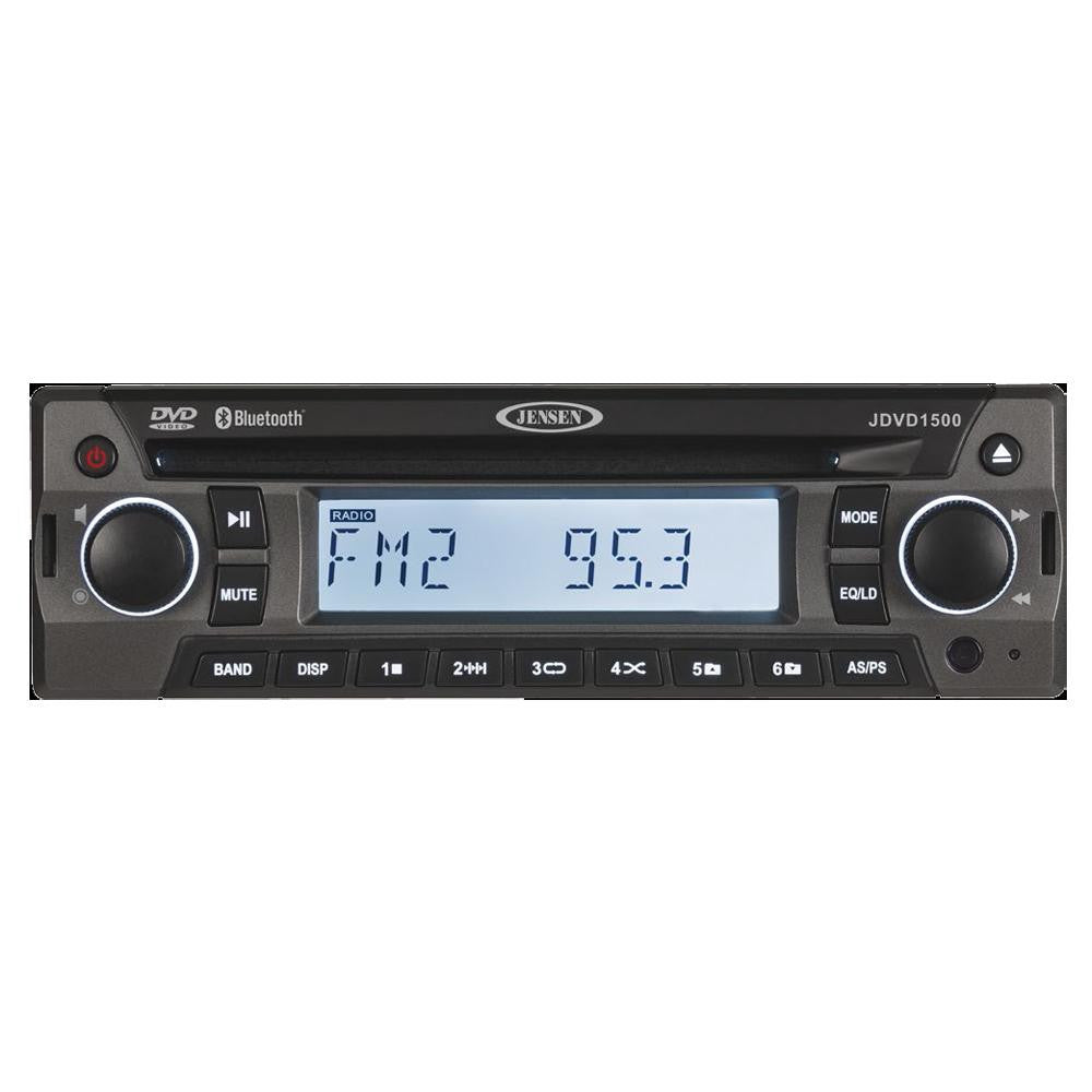 Jensen JDVD1500 AM-FM-CD-DVD-Bluetooth Stereo