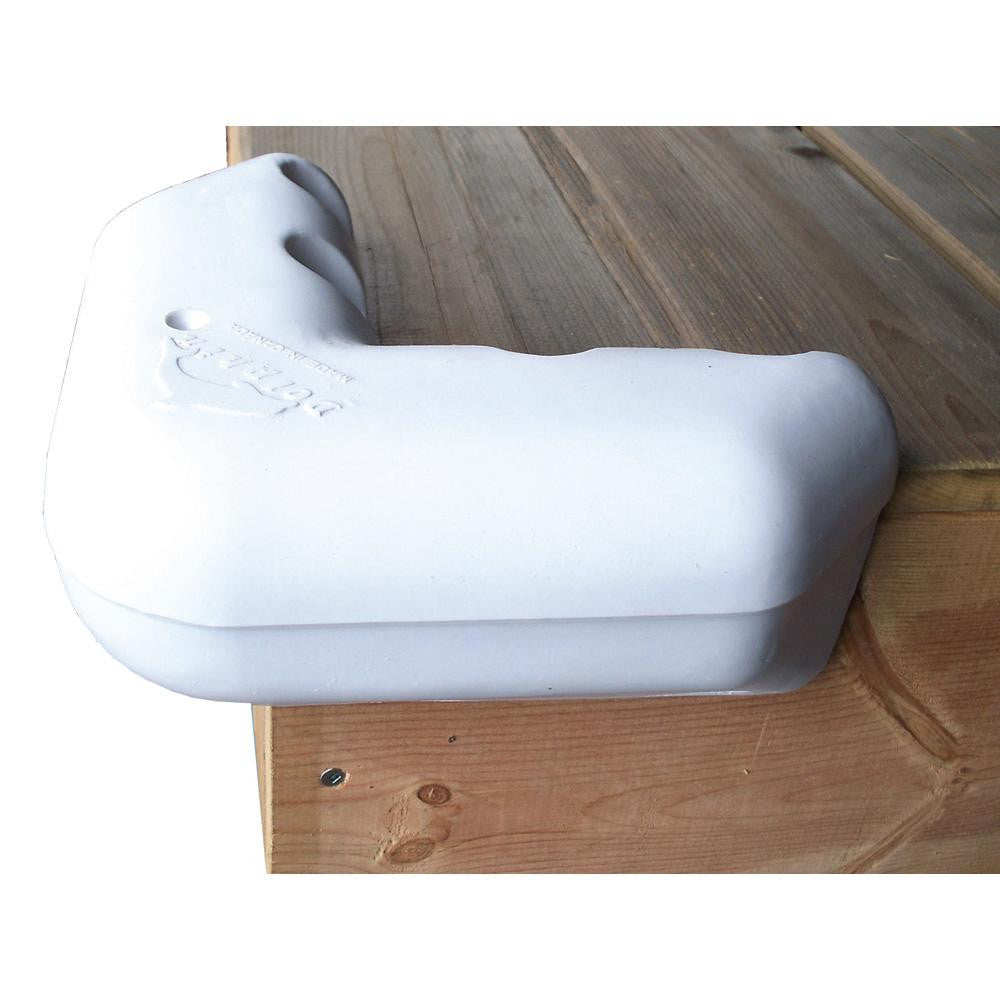 Dock Edge Dock Bumper Corner Dockguard - White