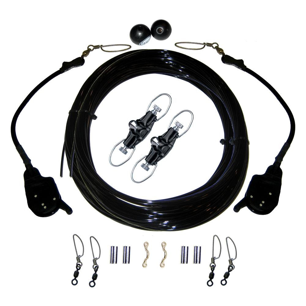 Rupp Single Rigging Kit W-Lok-Ups & Nok-Outs - 160' Black Mono