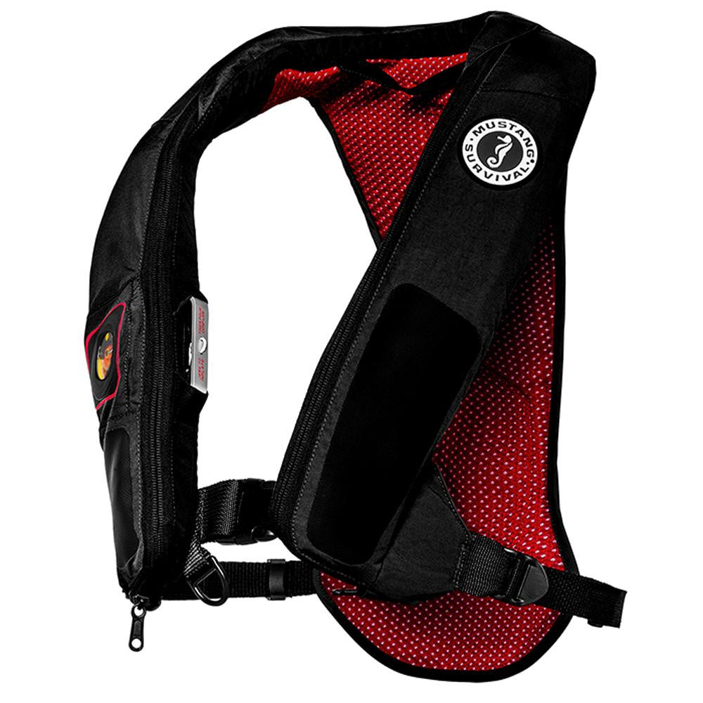 Mustang Elite Inflatable PFD Automatic HIT Inflator - Black-Red