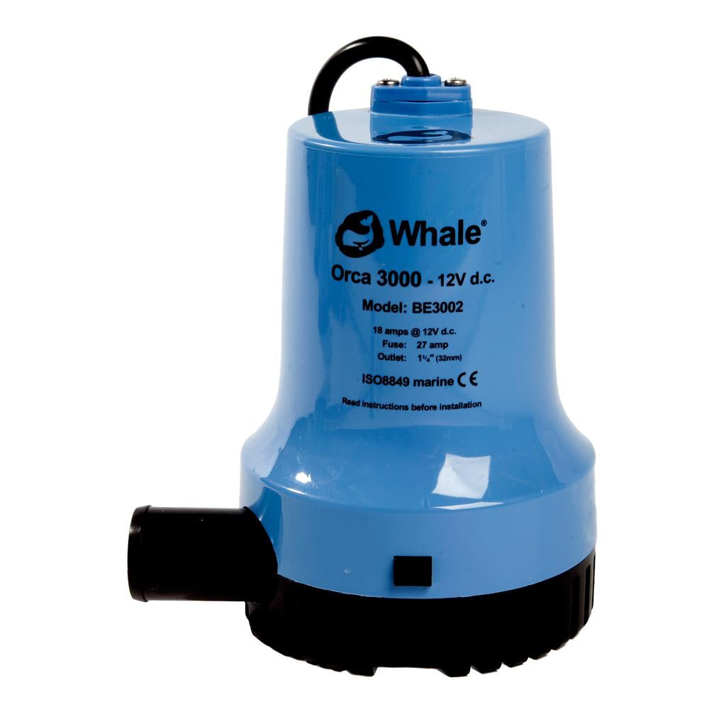 Whale Orca 3000 GPH Submersible Bilge Pump 12V