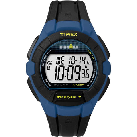 Timex IRONMAN&reg; Essential 30 Full-Size Watch - Blue-Yellow