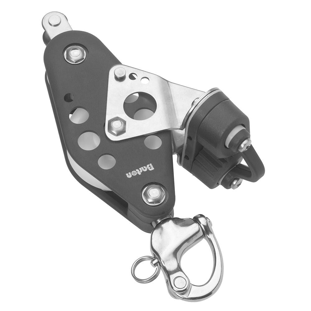 Barton Marine Cruiser Block - Fiddle Snap Shackle W-Becket & Cam