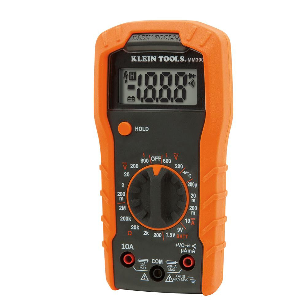 Klein Tools Digital Multimeter - Manual Ranging - 600V