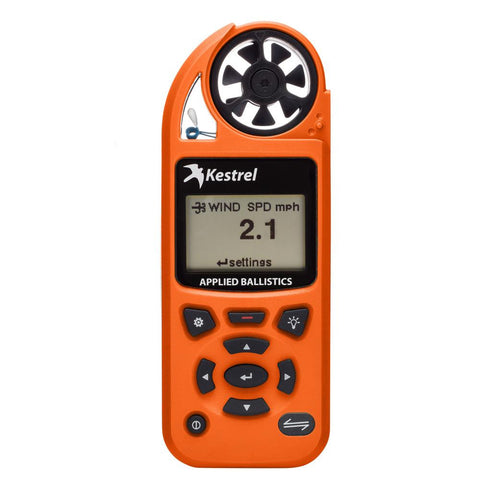 Kestrel 5700A Elite Weather Meter w-Applied Ballistics - Blaze Orange