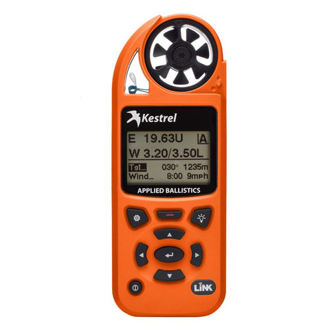Kestrel 5700AB Elite Weather Meter w-Applied Ballistics + Link -        Blaze Orange