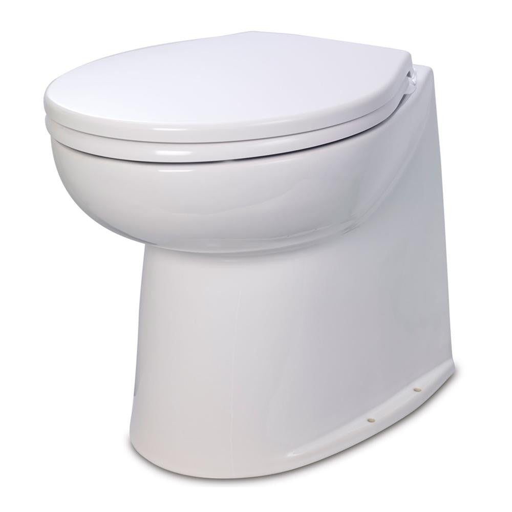 Jabsco 17&quot; Deluxe Flush Raw Water Electric Toilet - 12V
