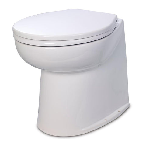 Jabsco 17&quot; Deluxe Flush Raw Water Electric Toilet - 12V