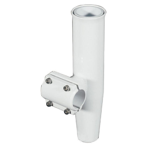 Lee's Clamp-On Rod Holder - White Aluminum - Horizontal Mount - Fits 1.050&quot; O.D. Pipe