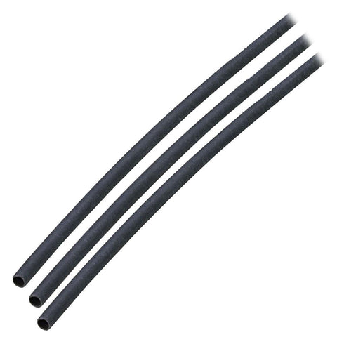 Ancor Adhesive Lined Heat Shrink Tubing (ALT) - 1-8&quot; x 3&quot; - 3-Pack - Black