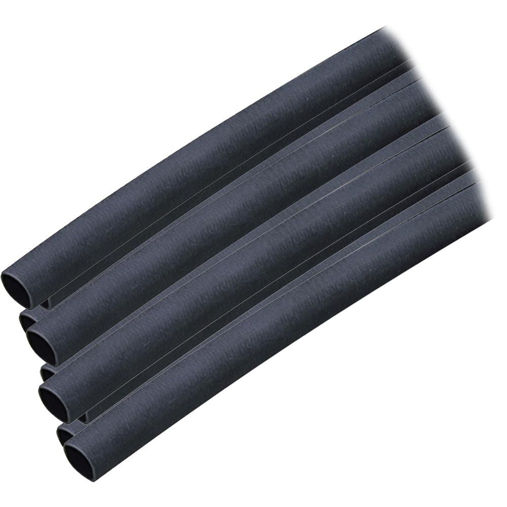 Ancor Adhesive Lined Heat Shrink Tubing (ALT) - 1-4&quot; x 6&quot; - 10-Pack - Black