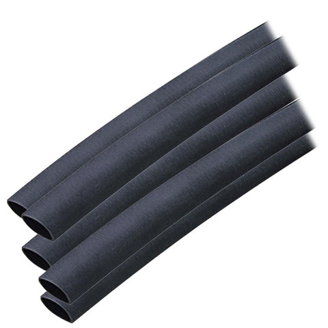 Ancor Adhesive Lined Heat Shrink Tubing (ALT) - 3-8&quot; x 12&quot; - 5-Pack - Black