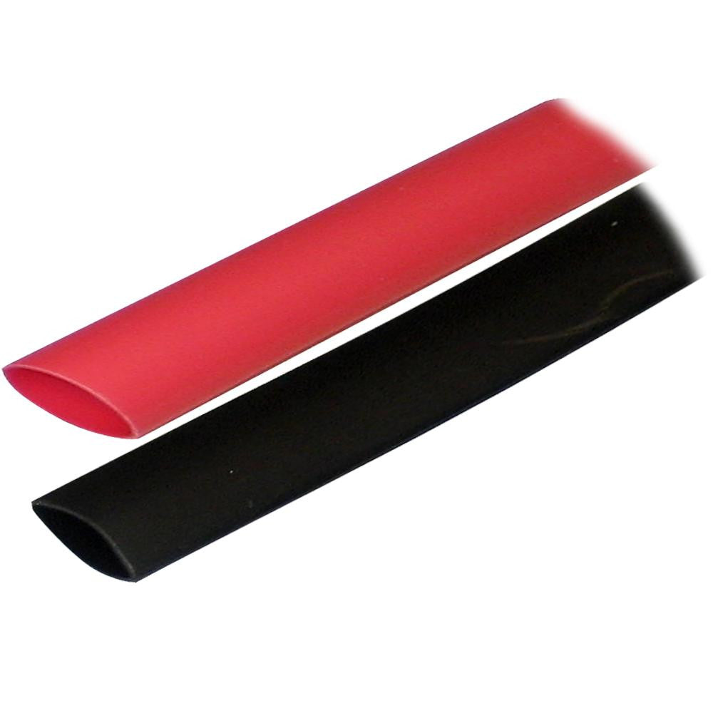 Ancor Adhesive Lined Heat Shrink Tubing (ALT) - 3-4&quot; x 3&quot; - 2-Pack - Black-Red